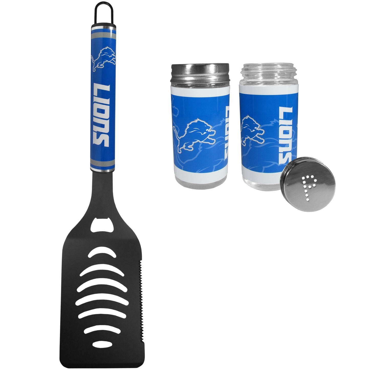 Detroit Lions Logo Spatula w/Shakers