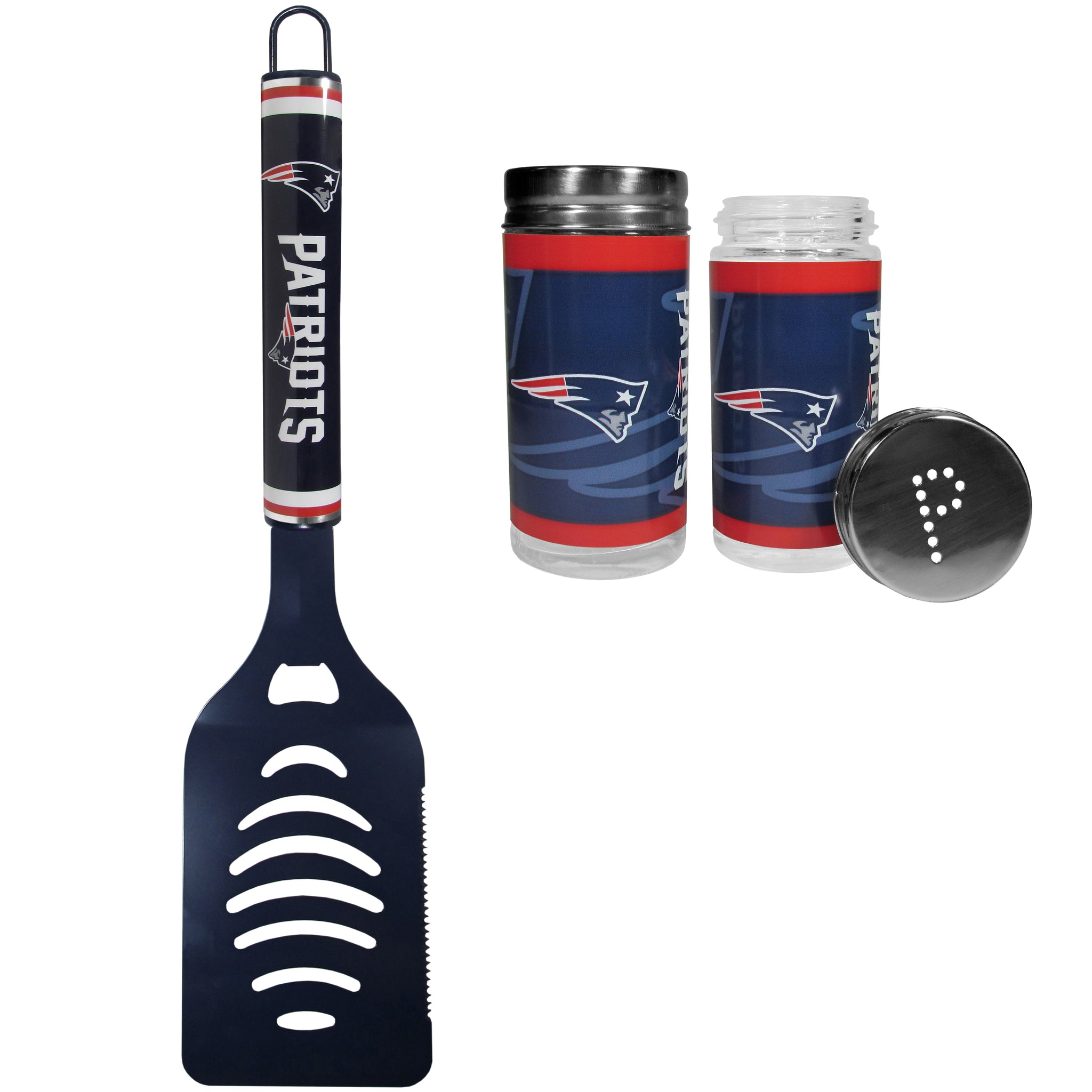 New England Patriots Logo Spatula w/Shakers