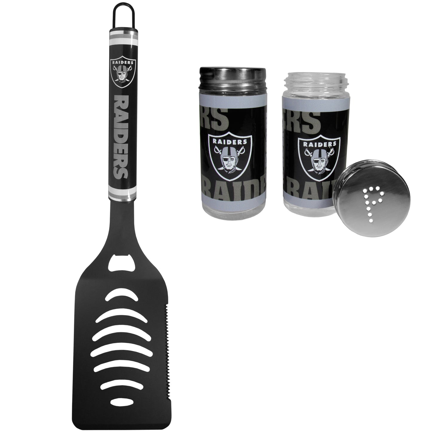 Las Vegas Raiders Logo Spatula w/Shakers