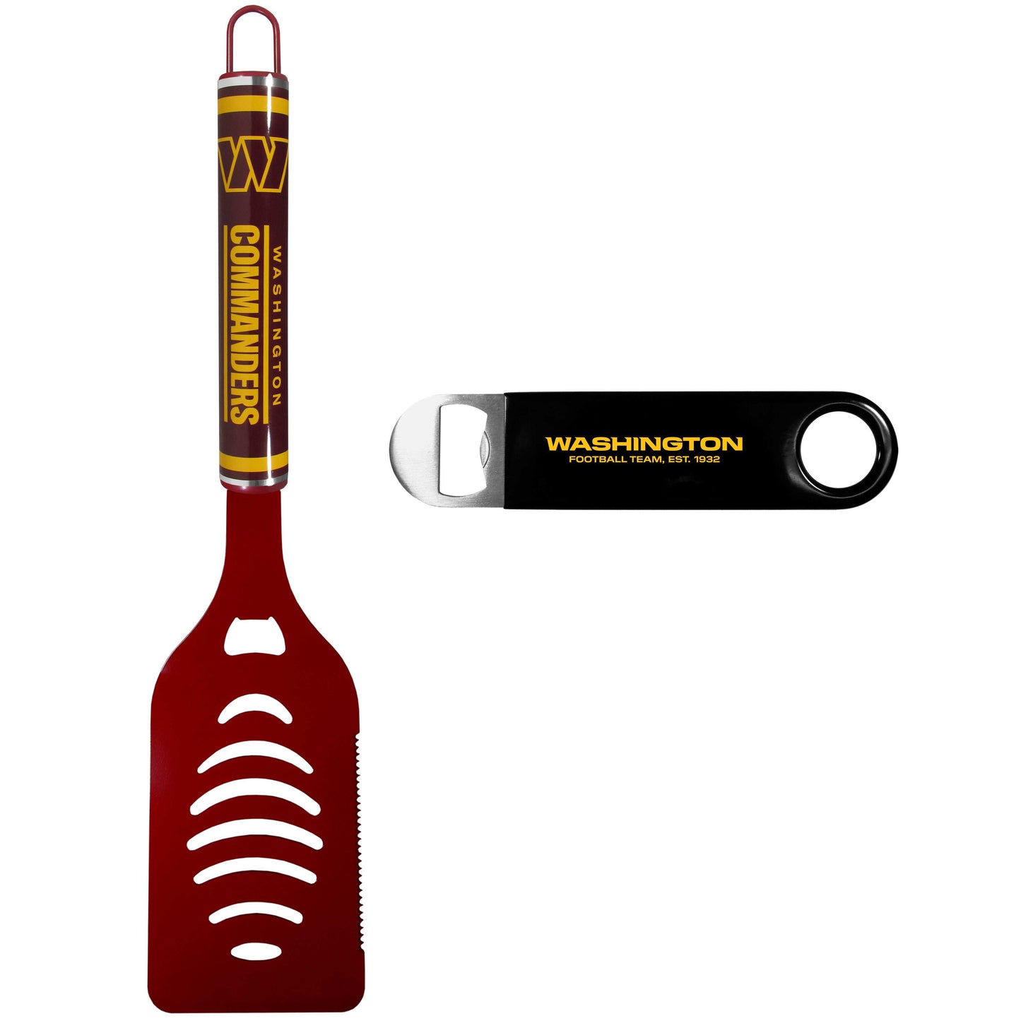 Washington Commanders Logo Spatula w/Bottle Opener - Washington Commanders - Flyclothing LLC