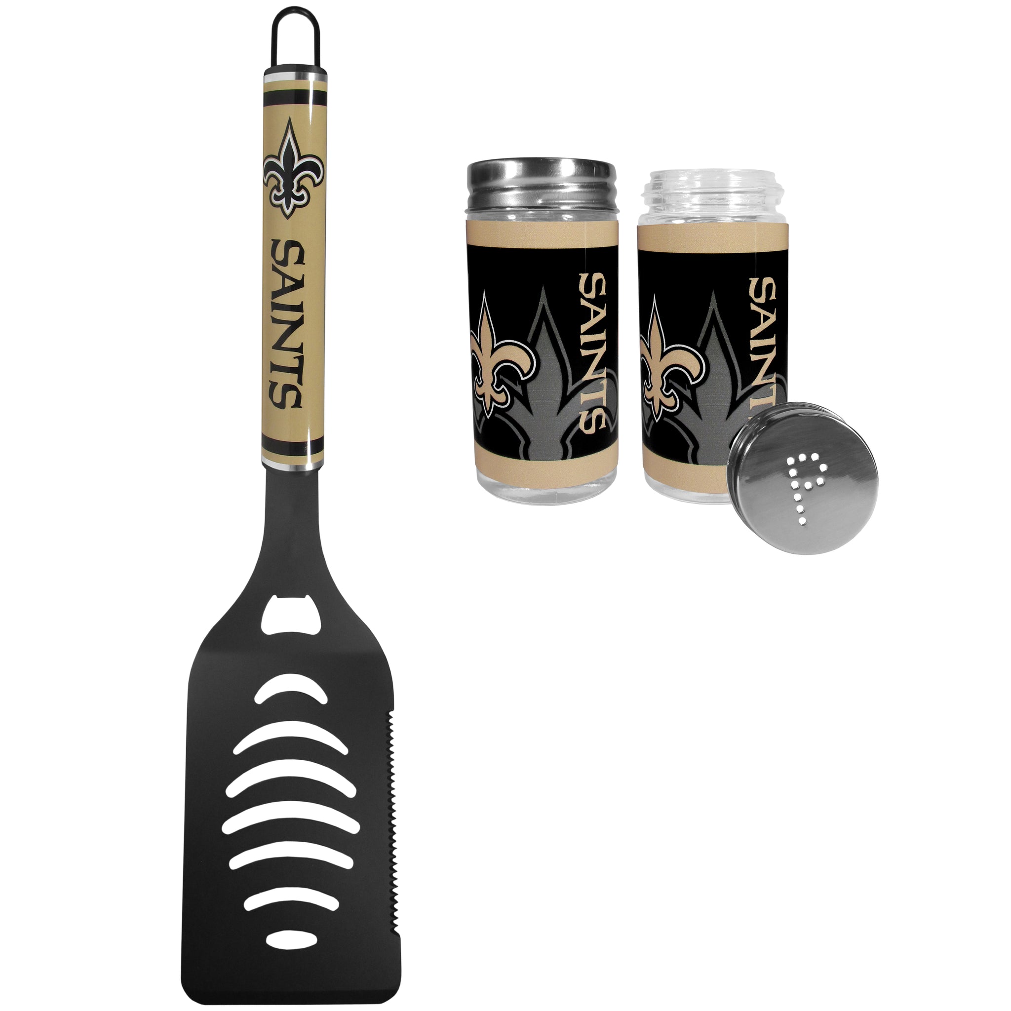 New Orleans Saints Logo Spatula w/Shakers