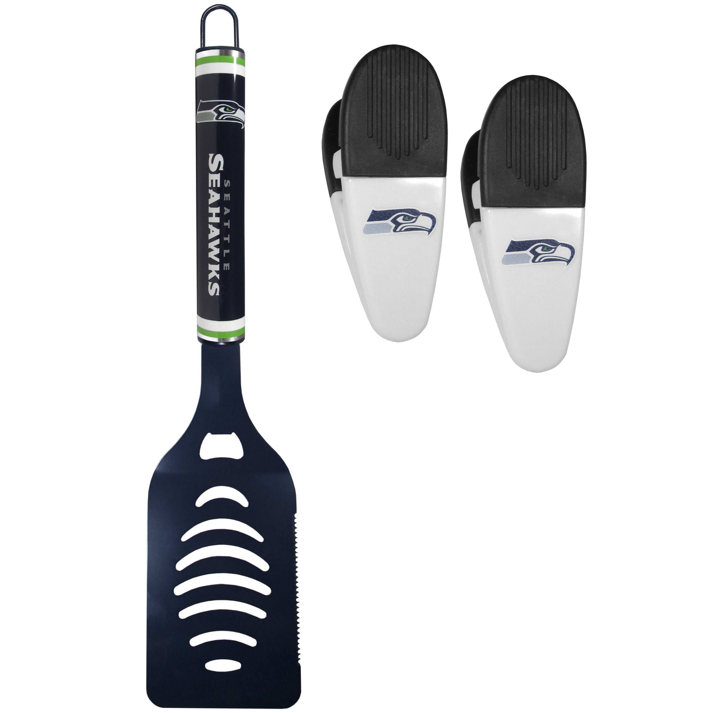 Seattle Seahawks Logo Spatula/Chip Clips - Seattle Seahawks - Flyclothing LLC