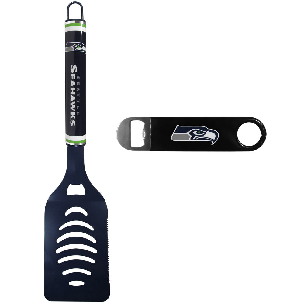 Seattle Seahawks Logo Spatula w/Bottle Opener - Seattle Seahawks
