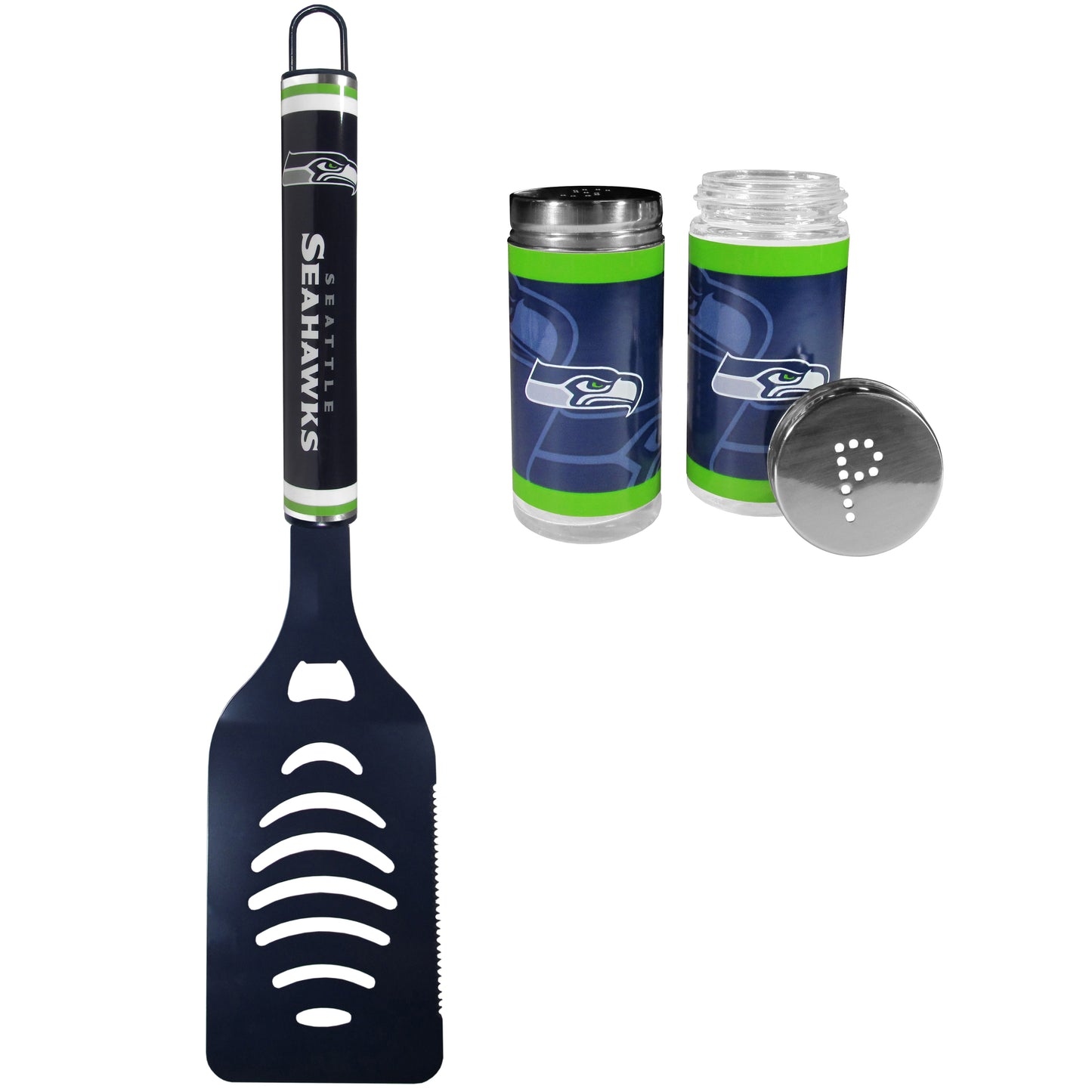 Seattle Seahawks Logo Spatula w/Shakers