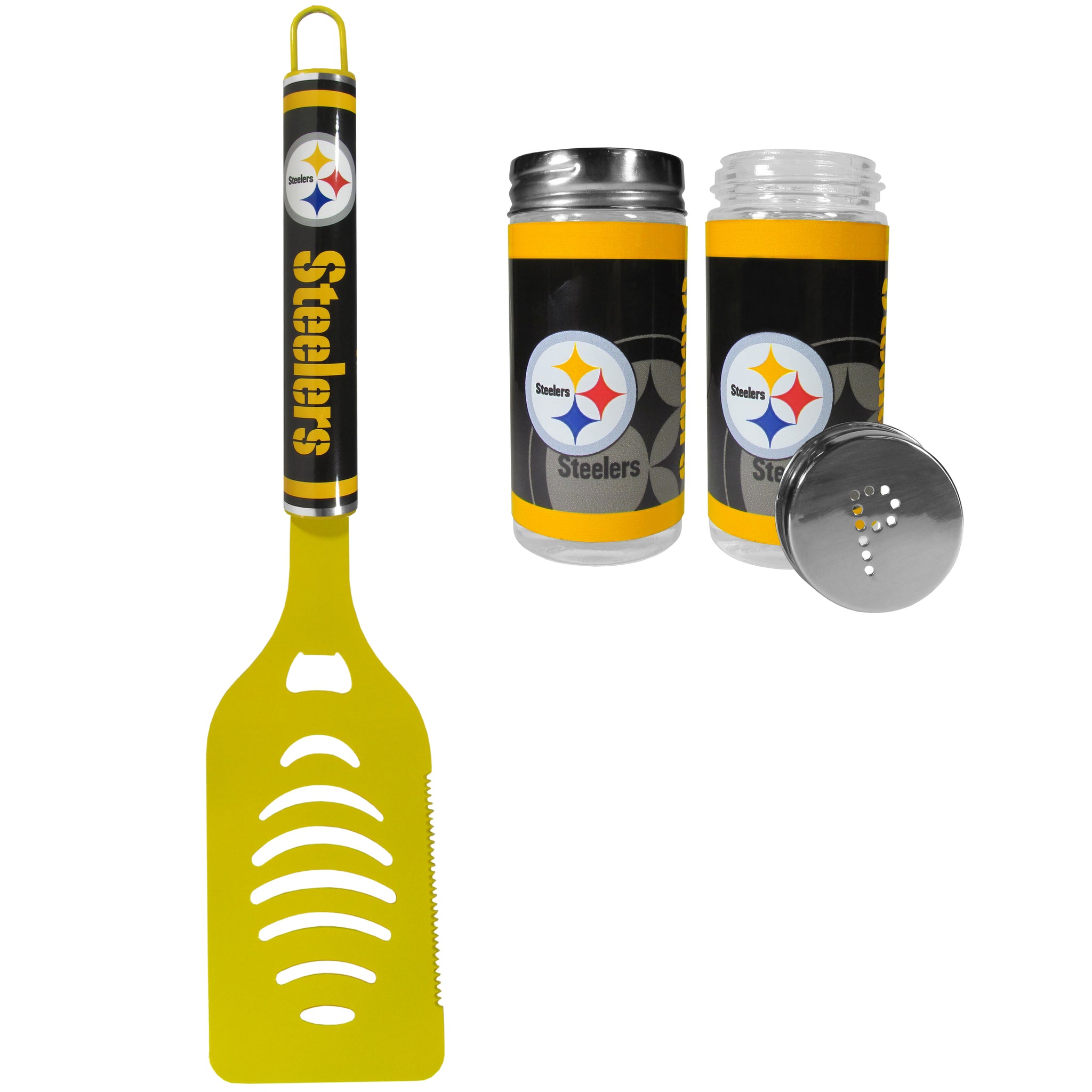 Pittsburgh Steelers Logo Spatula w/Shakers