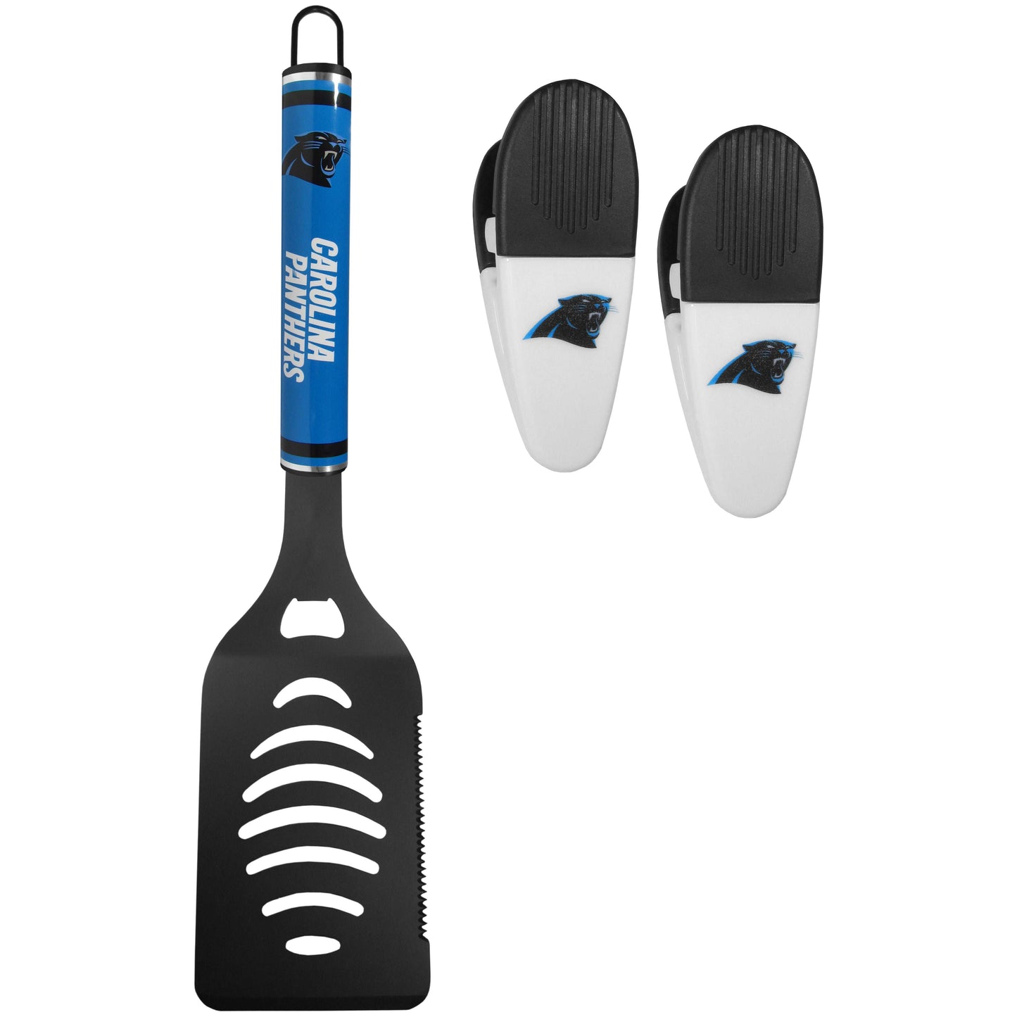 Carolina Panthers Logo Spatula/Chip Clips - Carolina Panthers - Flyclothing LLC