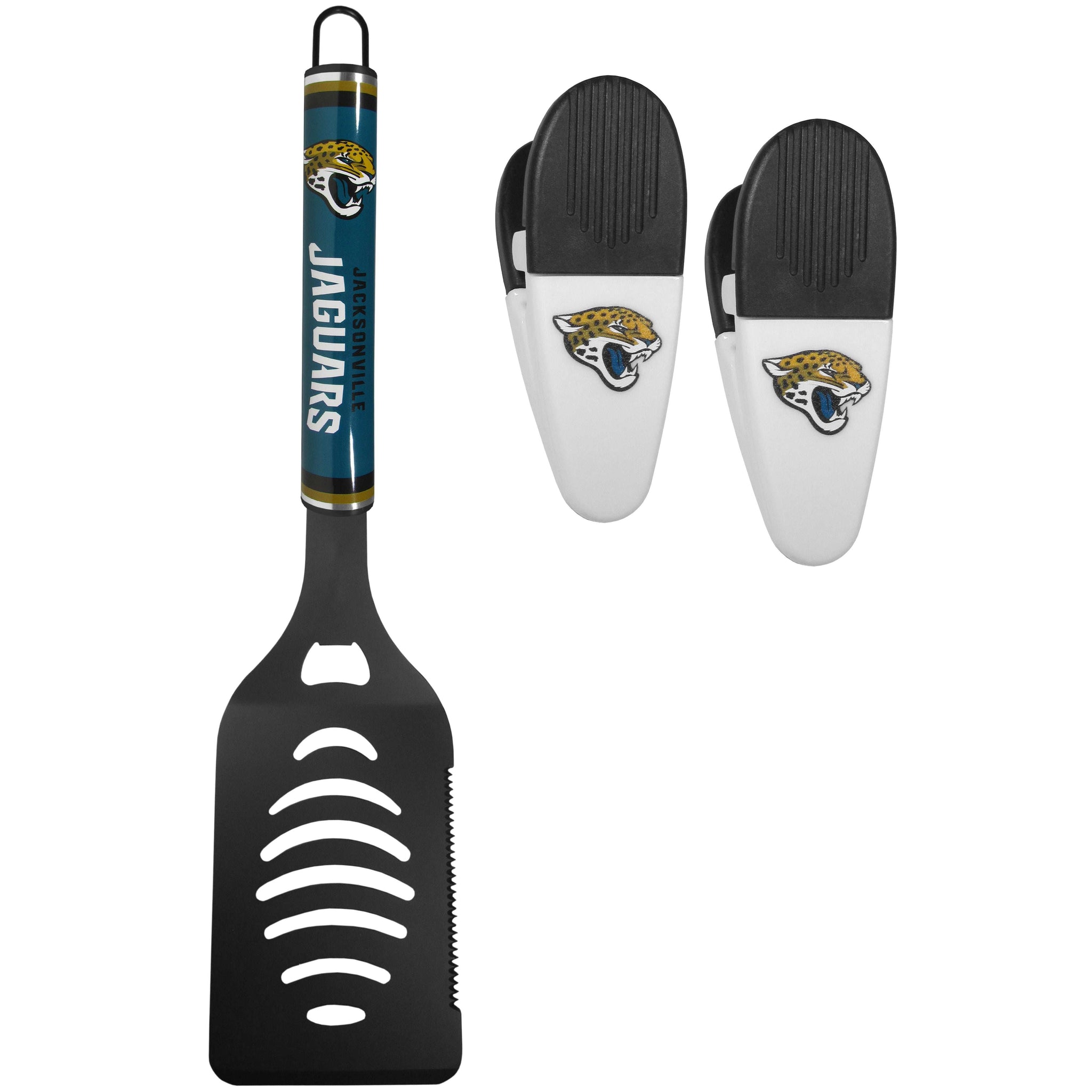Jacksonville Jaguars Logo Spatula/Chip Clips - Jacksonville Jaguars - Flyclothing LLC