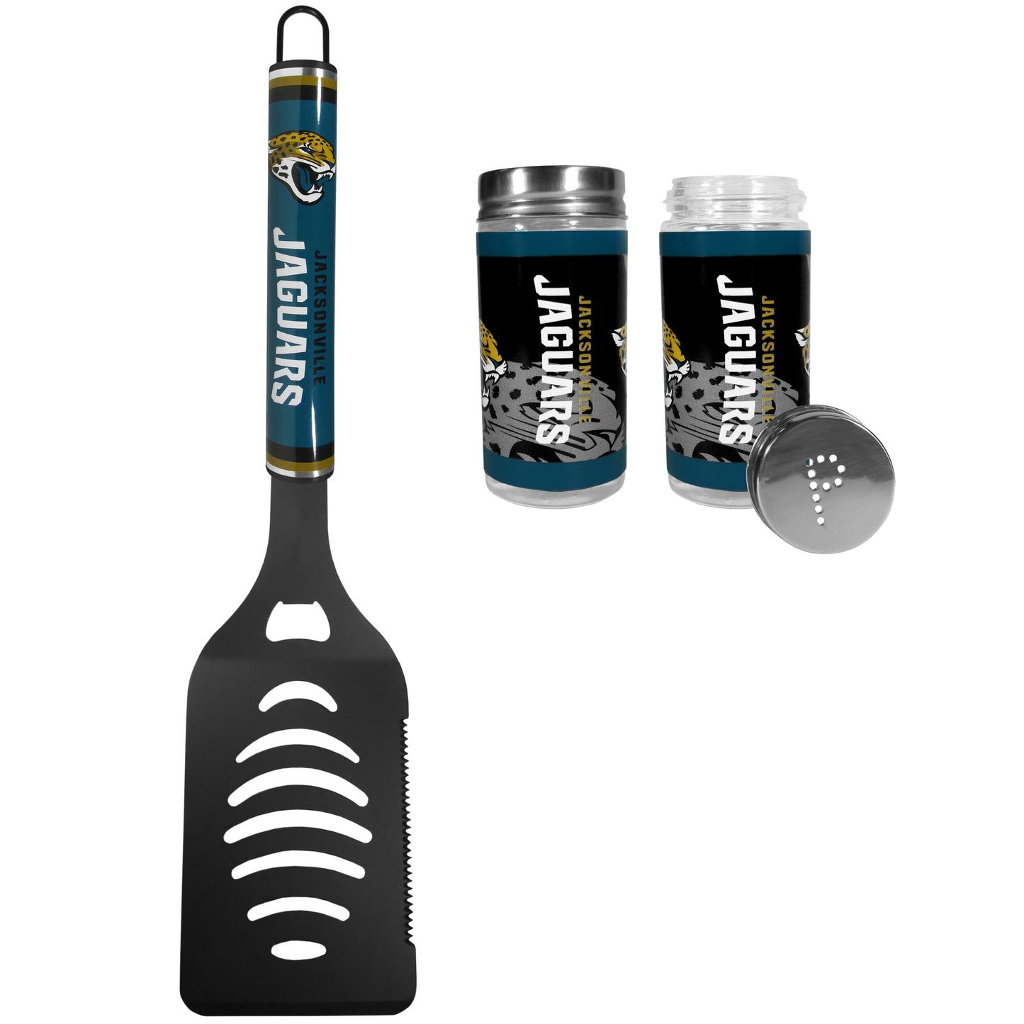 Jacksonville Jaguars Logo Spatula w/Shakers