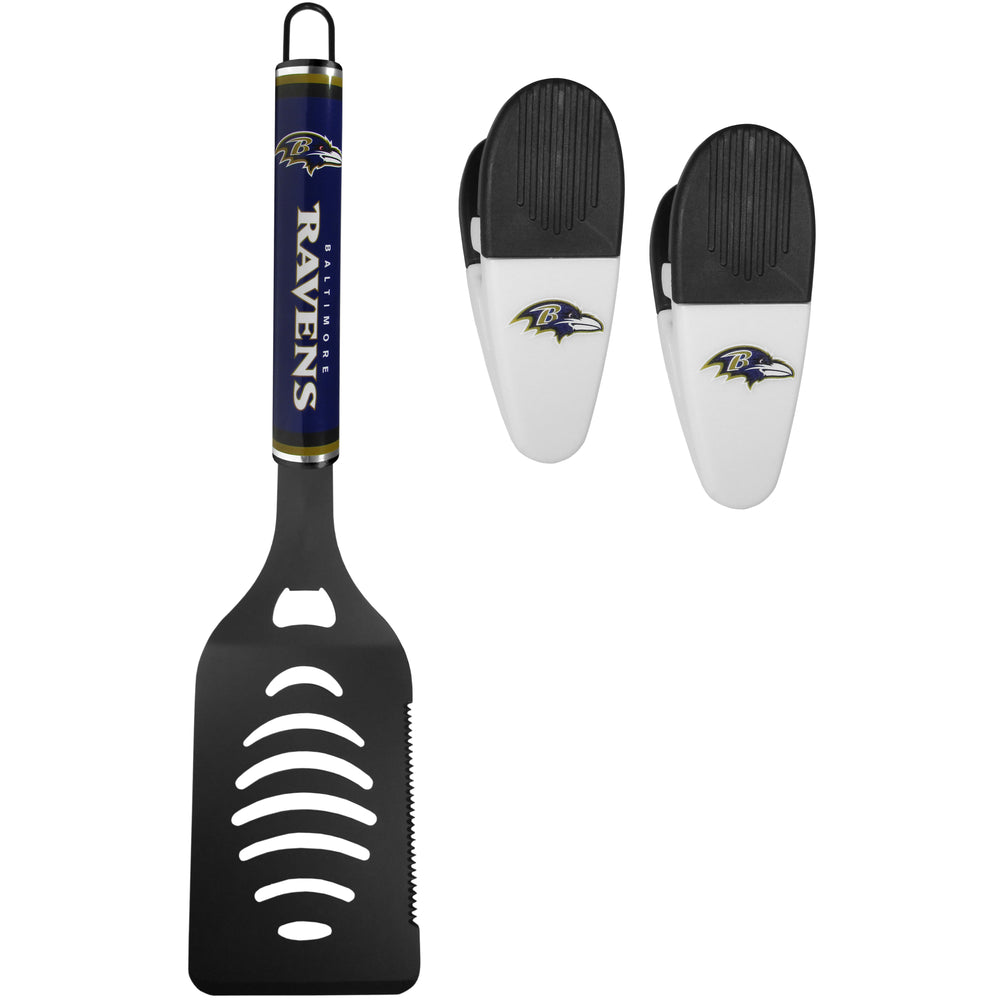 Baltimore Ravens Logo Spatula/Chip Clips