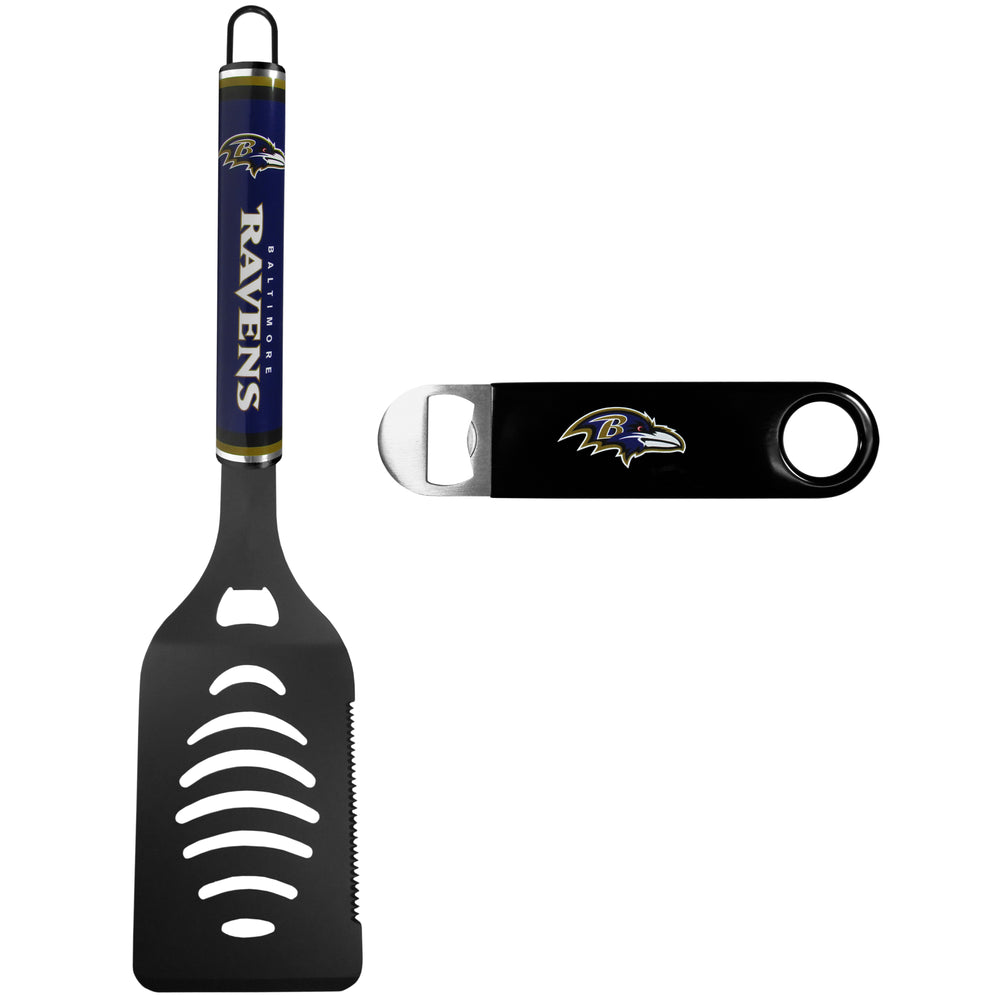 Baltimore Ravens Logo Spatula w/Bottle Opener - Baltimore Ravens