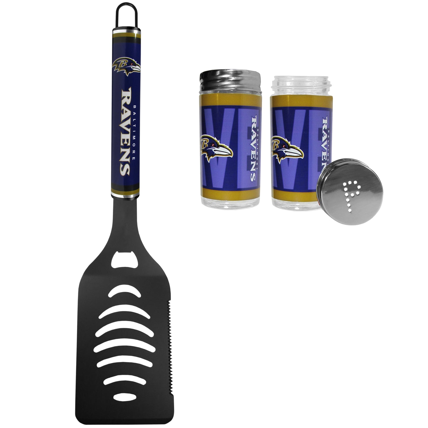 Baltimore Ravens Logo Spatula w/Shakers