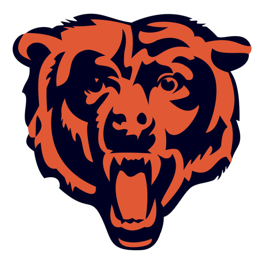 Chicago Bears 8 inch Auto Decal - Chicago Bears - Flyclothing LLC