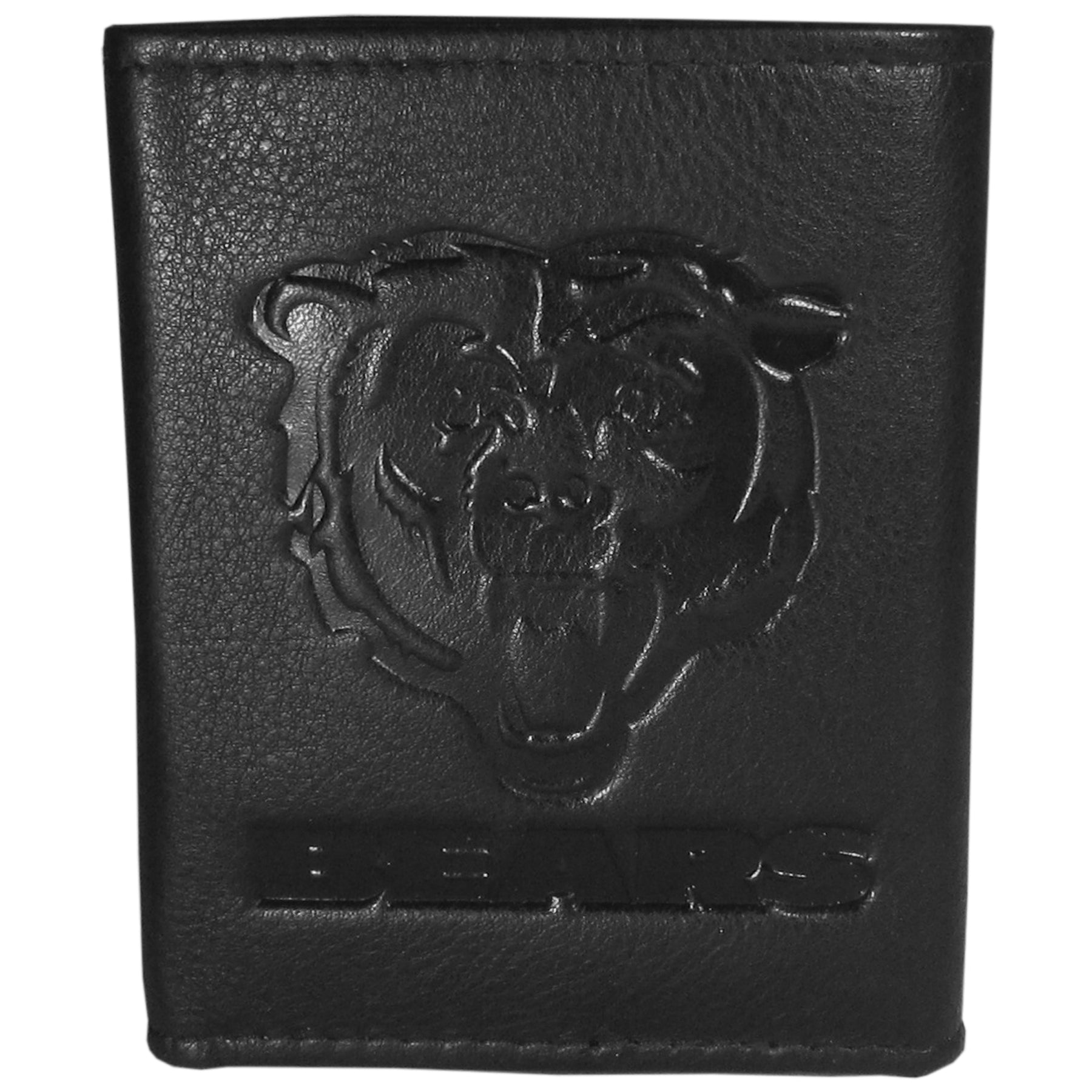Chicago Bears Embossed Leather Tri-fold Wallet