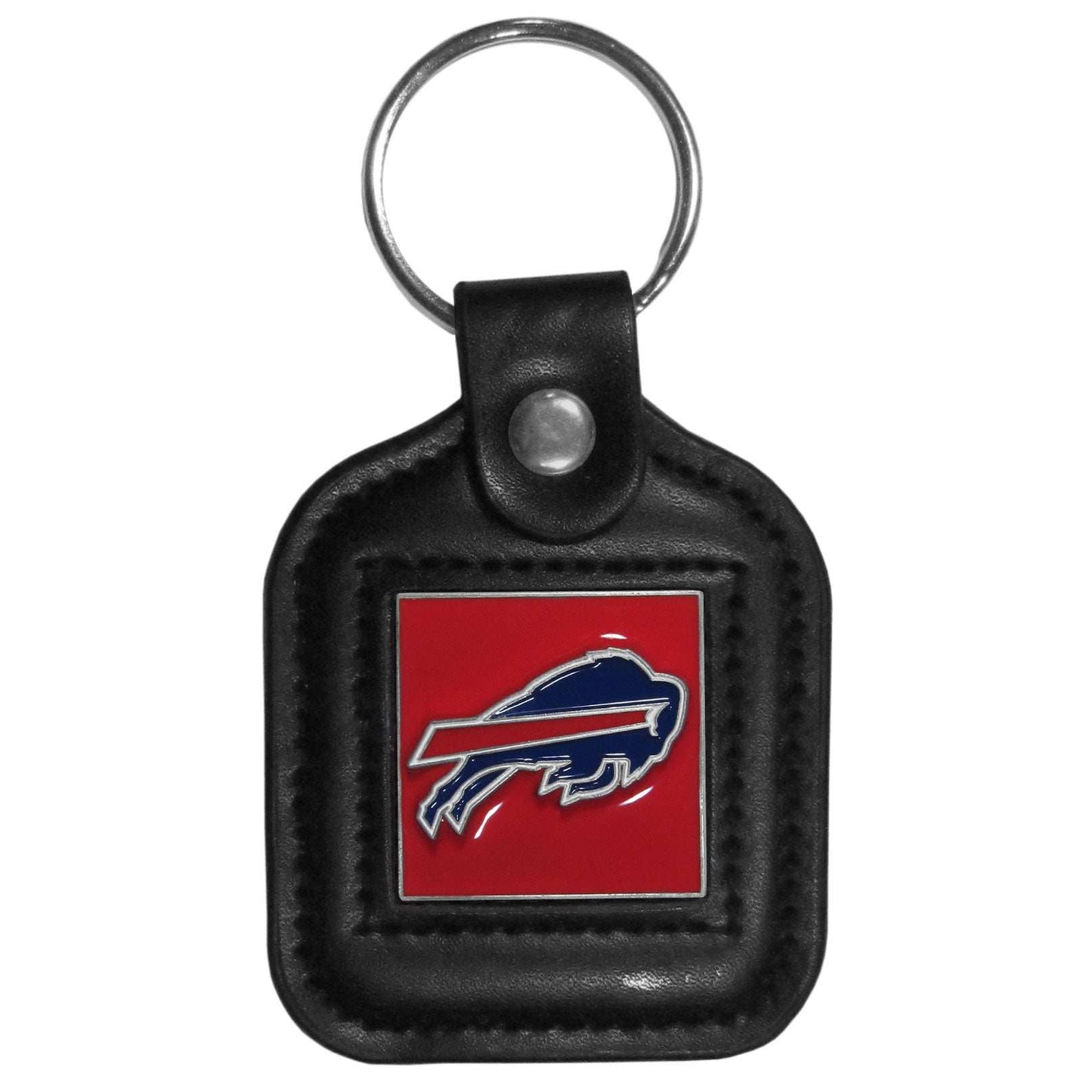 Buffalo Bills Square Leatherette Key Chain - Buffalo Bills - Flyclothing LLC