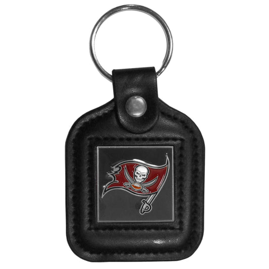 Tampa Bay Buccaneers Square Leatherette Key Chain - Tampa Bay Buccaneers - Flyclothing LLC