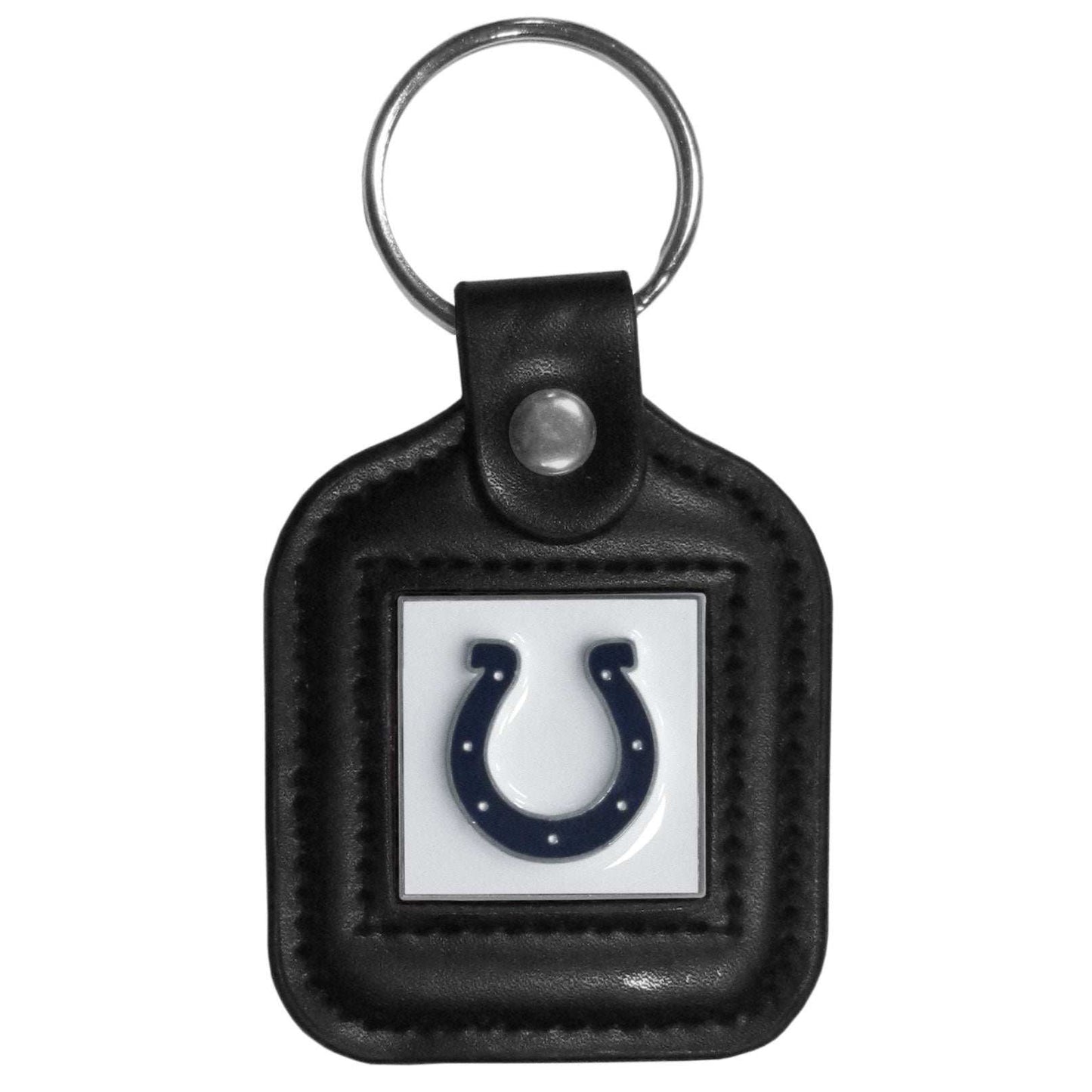 Indianapolis Colts Square Leatherette Key Chain - Indianapolis Colts - Flyclothing LLC