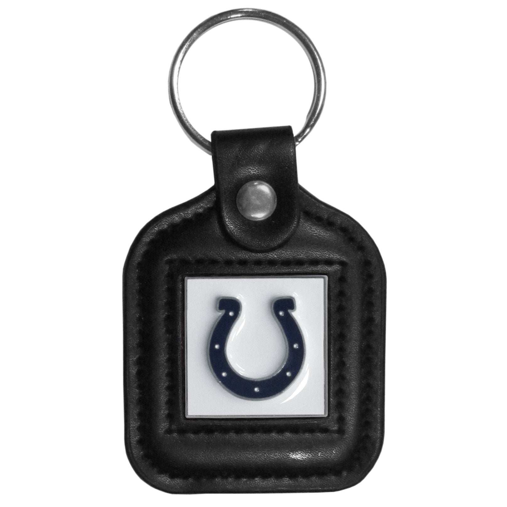 Indianapolis Colts Square Leatherette Key Chain - Indianapolis Colts - Flyclothing LLC