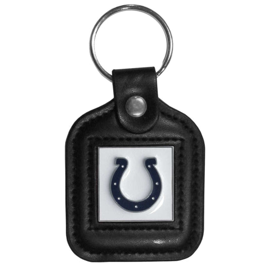 Indianapolis Colts Square Leatherette Key Chain - Indianapolis Colts - Flyclothing LLC