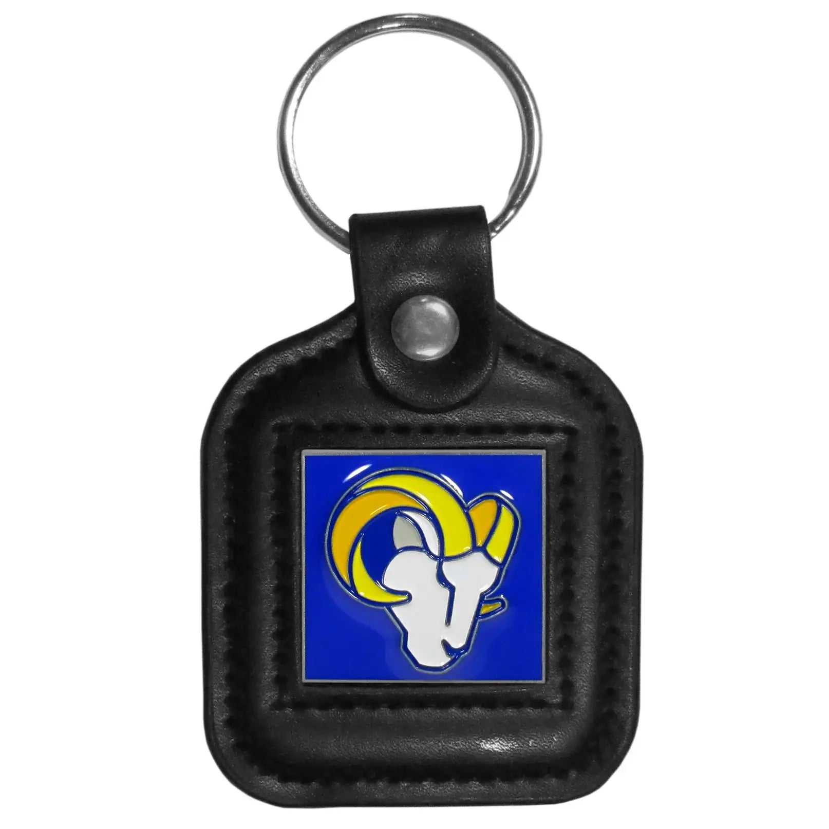 Los Angeles Rams Square Leatherette Key Chain - Los Angeles Rams - Flyclothing LLC