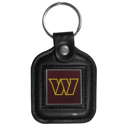 Washington Commanders Square Leatherette Key Chain - Washington Commanders - Flyclothing LLC
