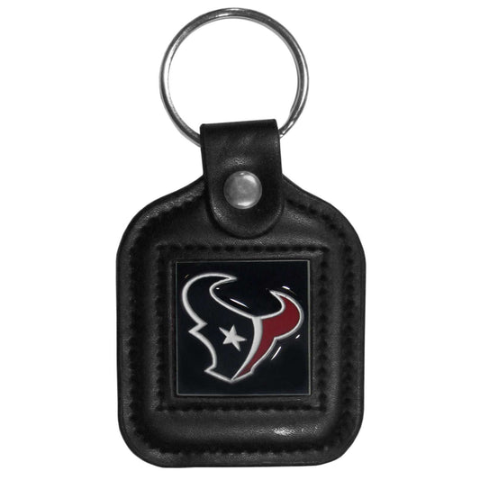 Houston Texans Square Leatherette Key Chain - Houston Texans - Flyclothing LLC