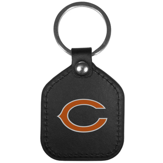 Chicago Bears Leather Square Key Chains - Chicago Bears - Flyclothing LLC