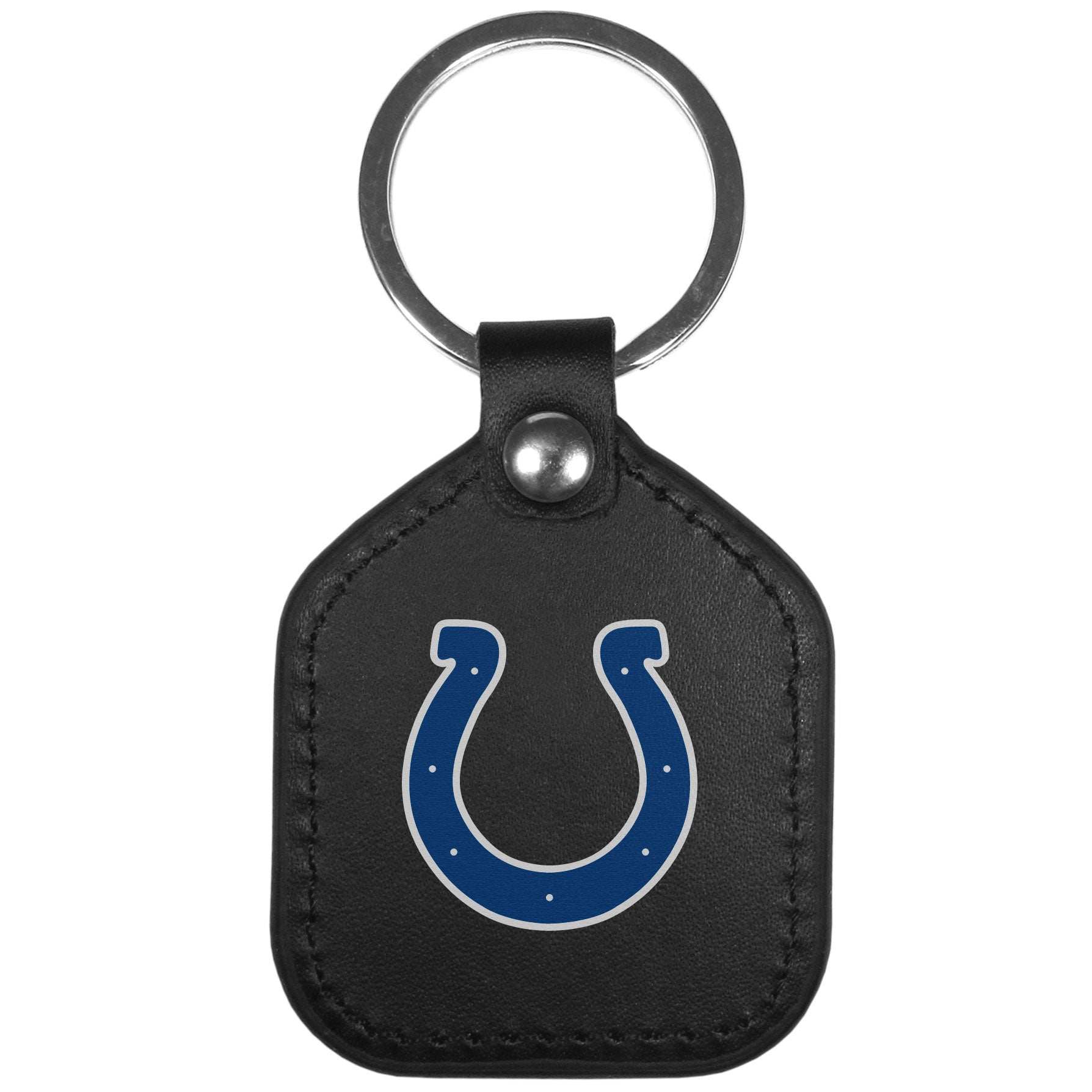 Indianapolis Colts Leather Square Key Chains - Indianapolis Colts - Flyclothing LLC