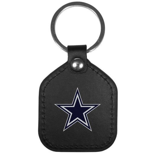 Dallas Cowboys Leather Square Key Chains - Dallas Cowboys - Flyclothing LLC