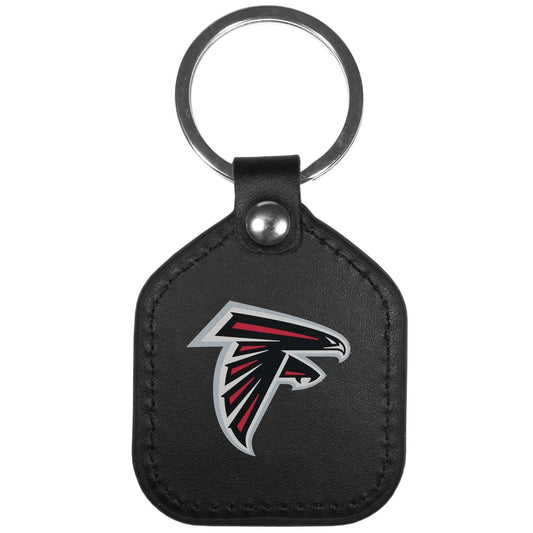 Atlanta Falcons Leather Square Key Chains - Atlanta Falcons - Flyclothing LLC