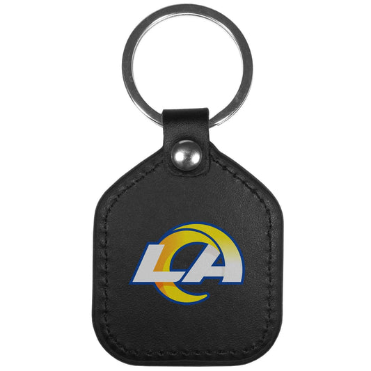Los Angeles Rams Leather Square Key Chains - Los Angeles Rams - Flyclothing LLC