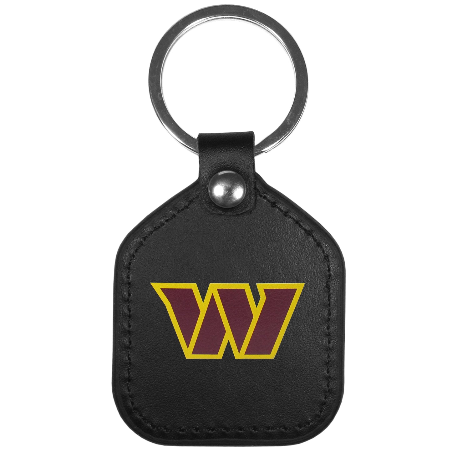 Washington Commanders Leather Square Key Chains
