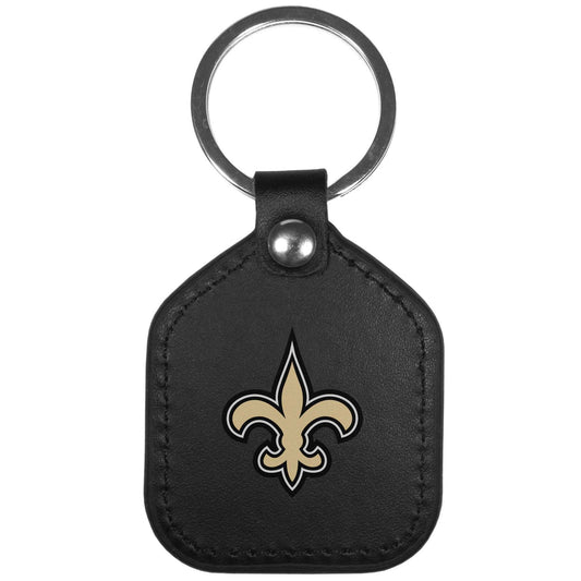 New Orleans Saints Leather Square Key Chains - New Orleans Saints - Flyclothing LLC
