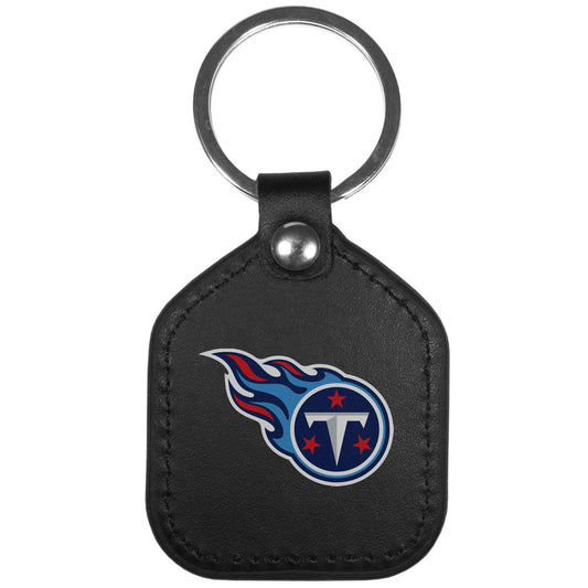 Tennessee Titans Leather Square Key Chains - Tennessee Titans - Flyclothing LLC