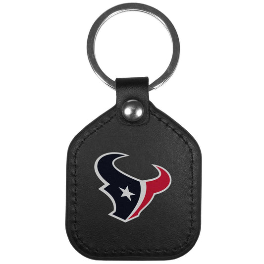 Houston Texans Leather Square Key Chains - Houston Texans - Flyclothing LLC