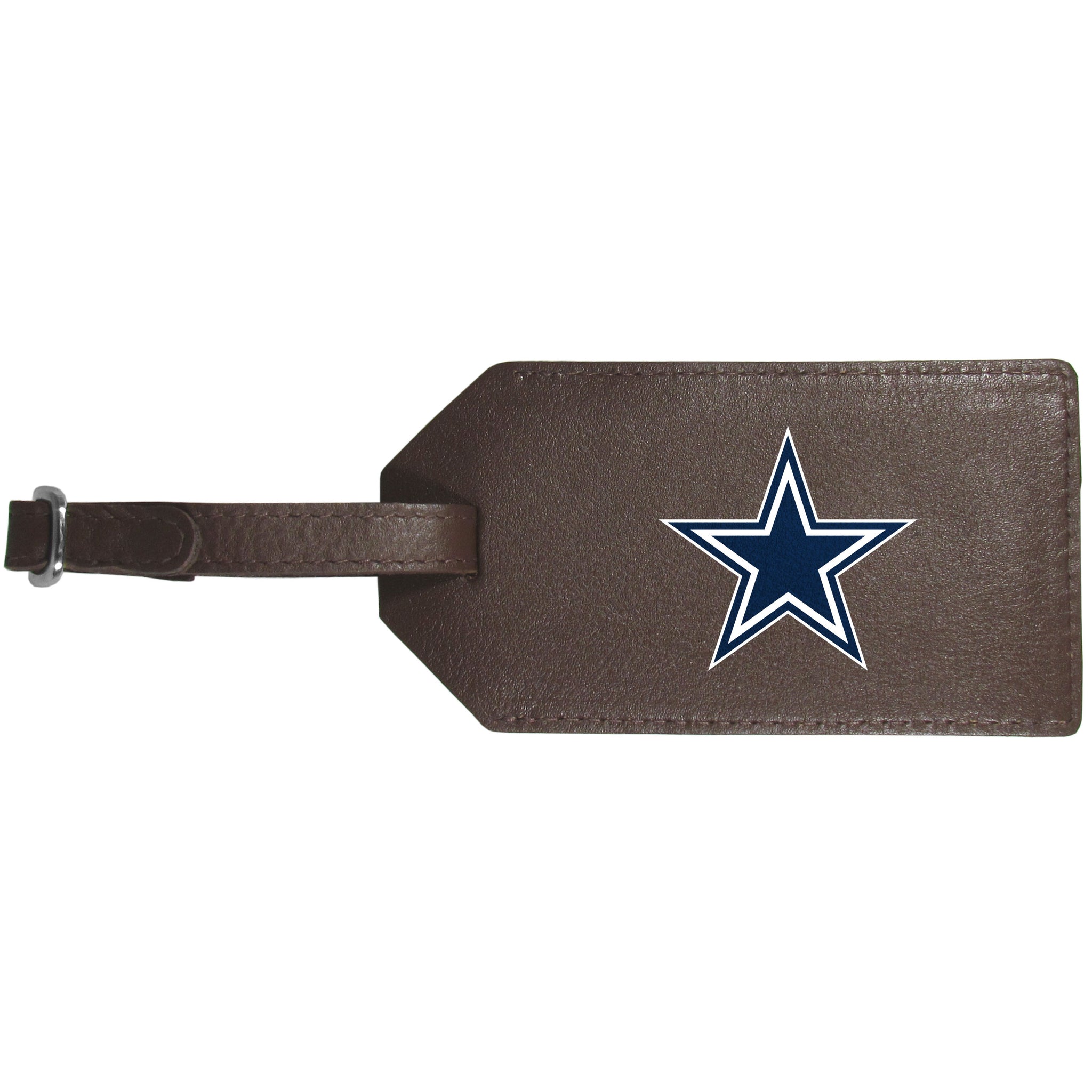 Dallas Cowboys Leather Luggage Strap
