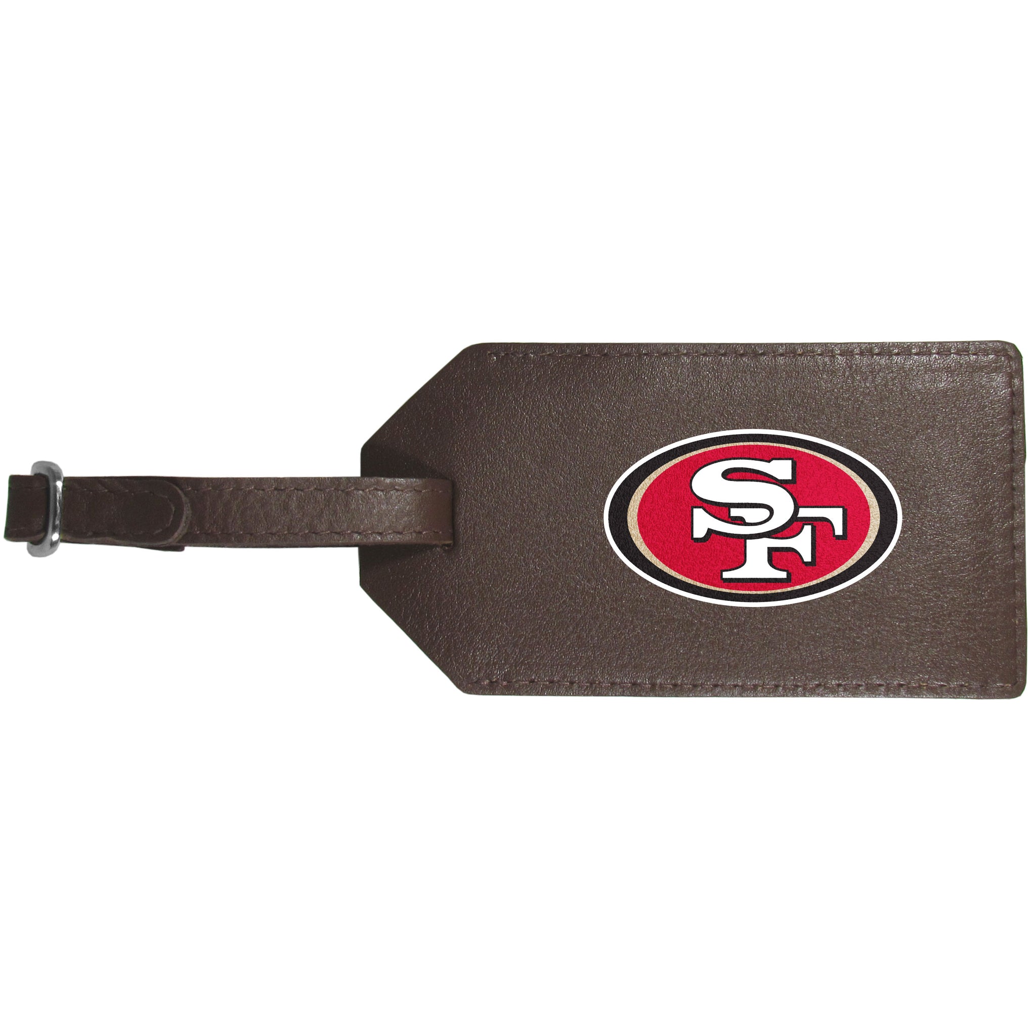 San Francisco 49ers Leather Luggage Strap