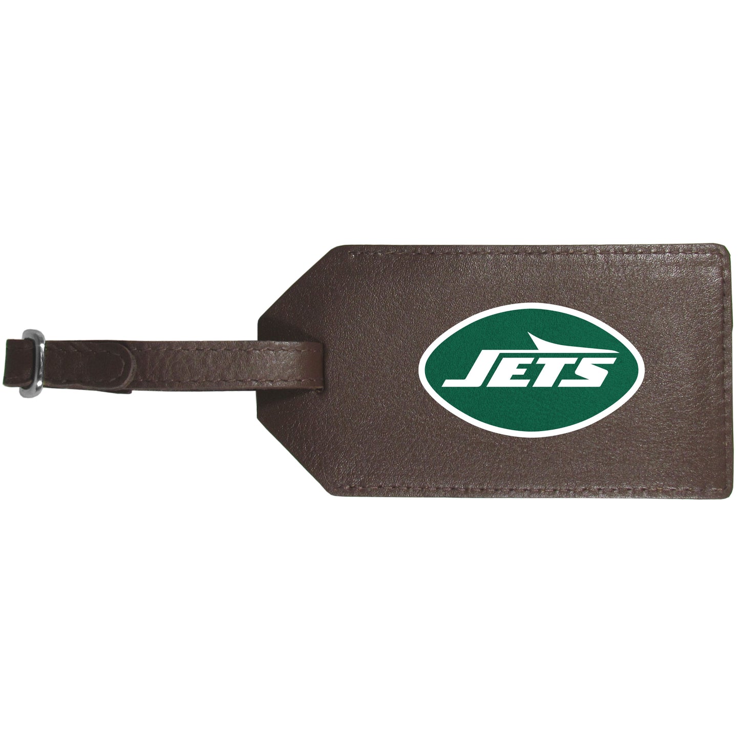 New York Jets Leather Luggage Strap