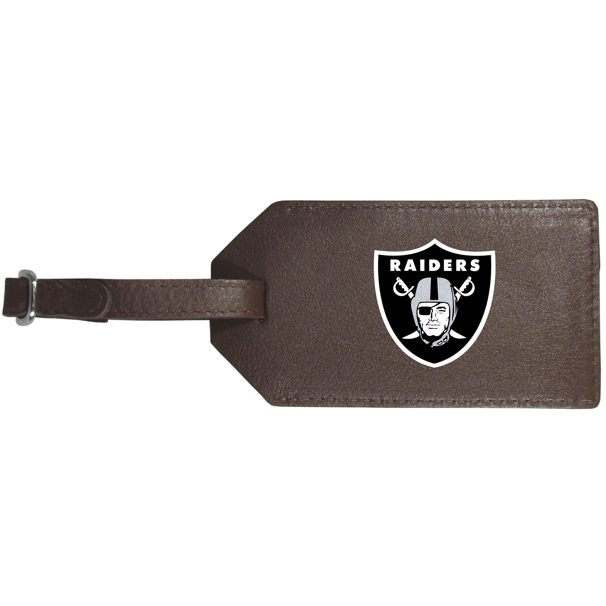 Las Vegas Raiders Leather Luggage Strap