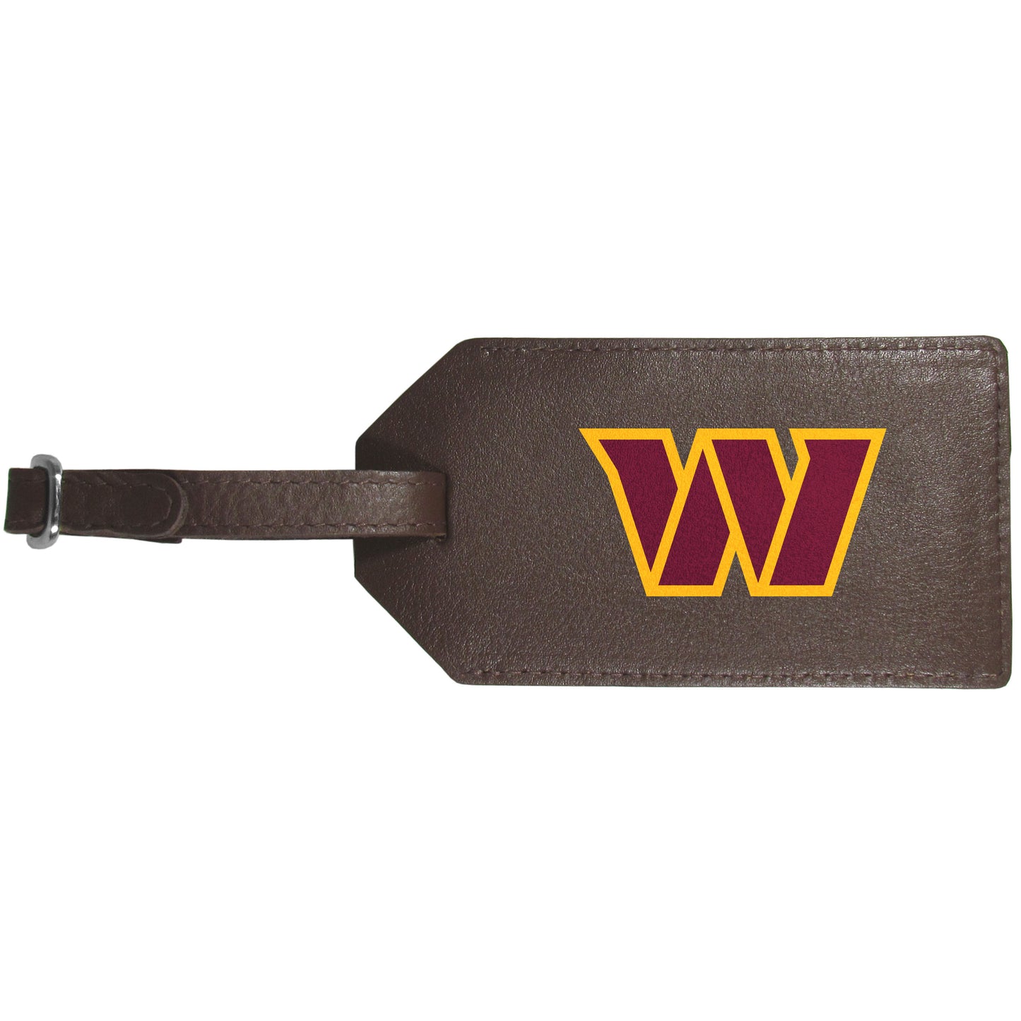 Washington Commanders Leather Luggage Strap