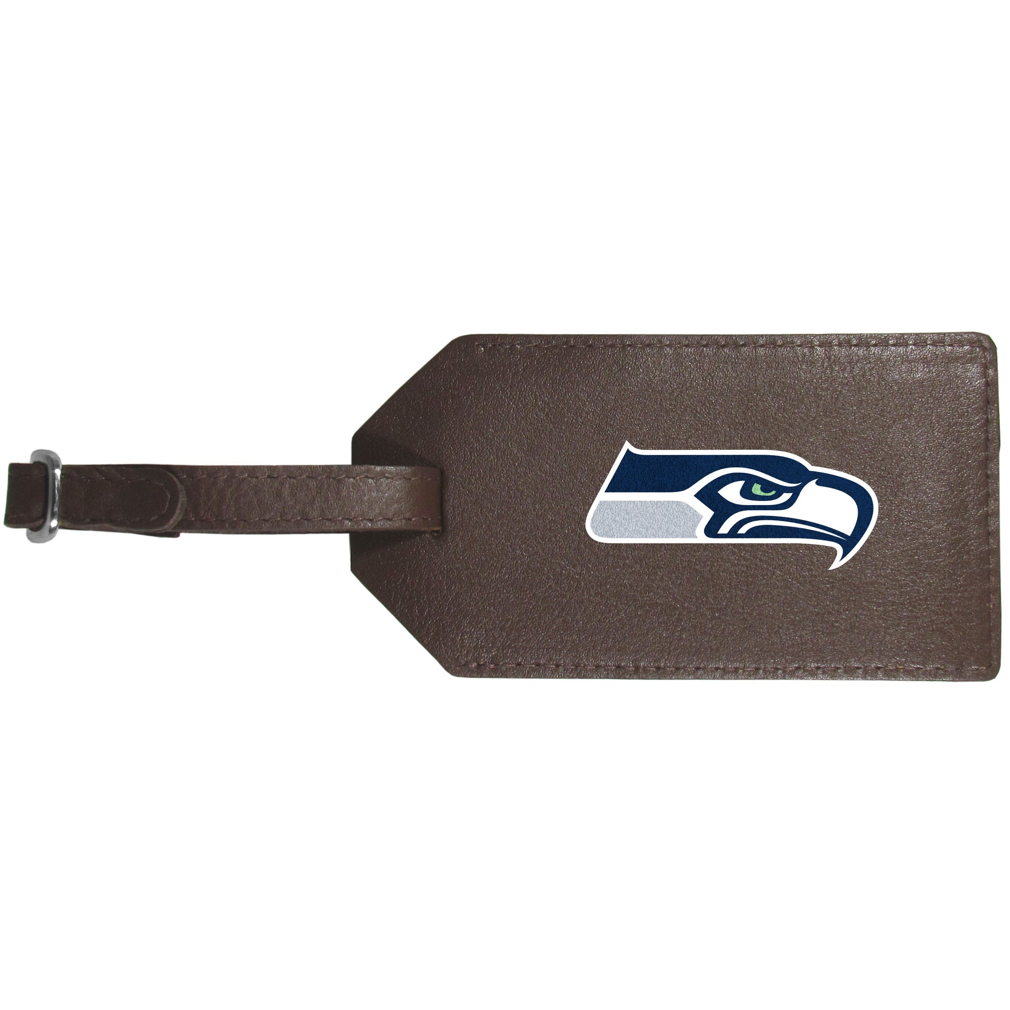 Seattle Seahawks Leather Luggage Strap
