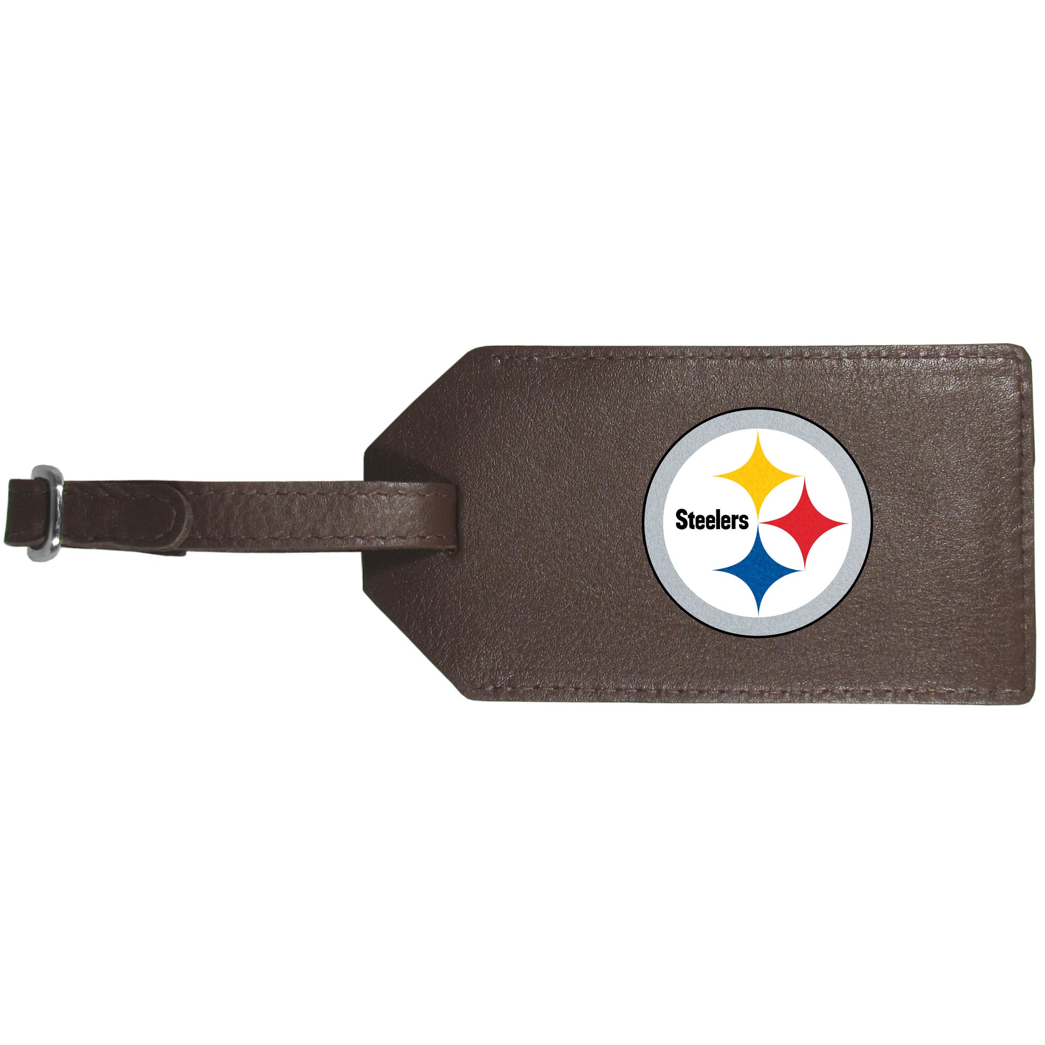 Pittsburgh Steelers Leather Luggage Strap
