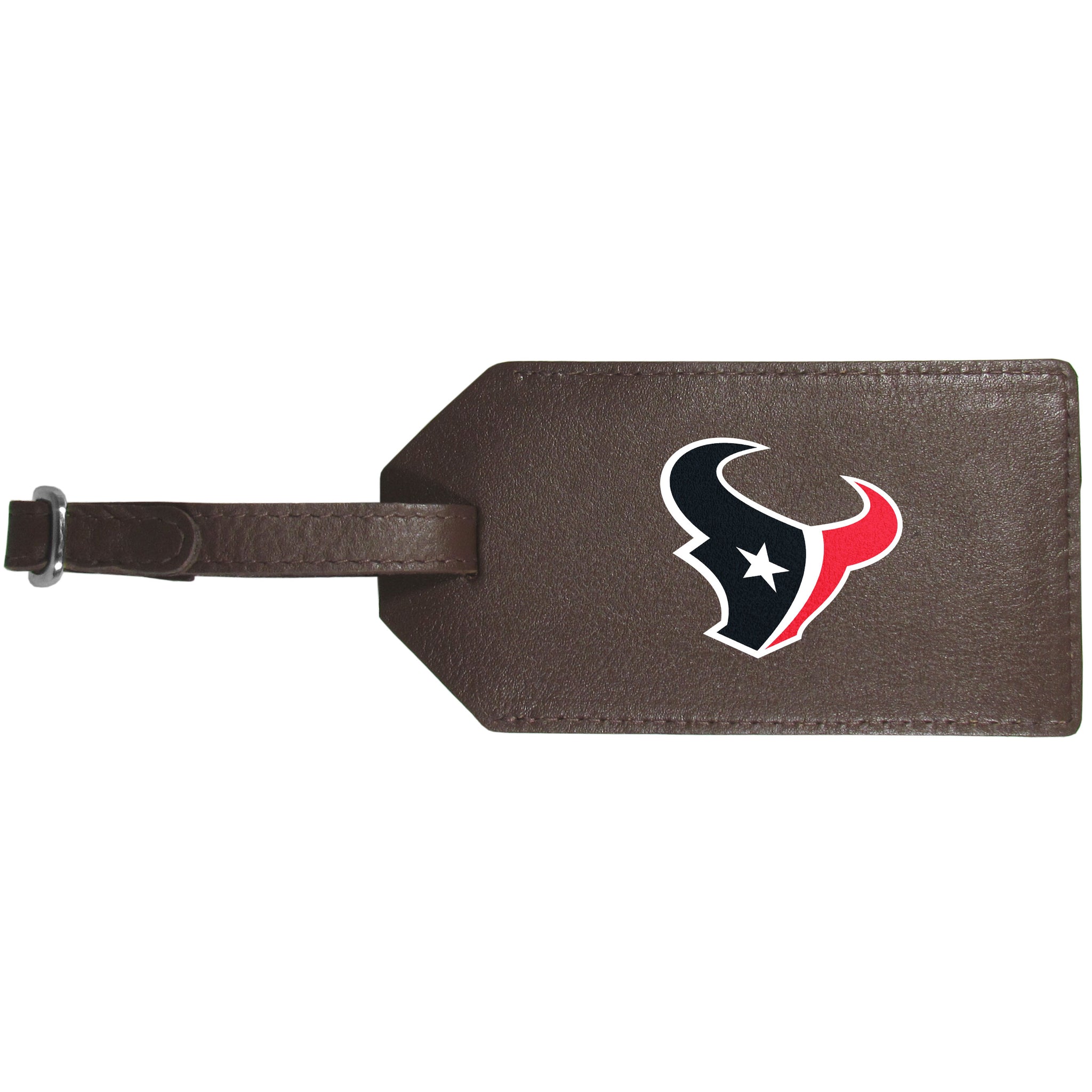 Houston Texans Leather Luggage Strap