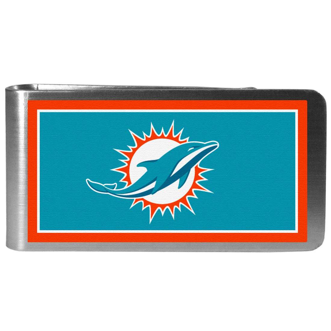 Miami Dolphins Steel Logo Money Clips - Miami Dolphins - Flyclothing LLC