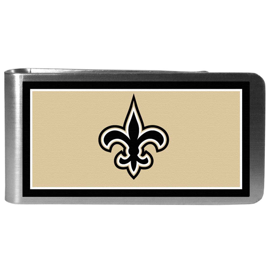 New Orleans Saints Steel Logo Money Clips - New Orleans Saints - Flyclothing LLC