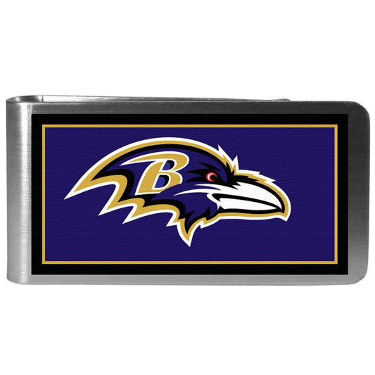 Baltimore Ravens Steel Logo Money Clips - Baltimore Ravens - Flyclothing LLC
