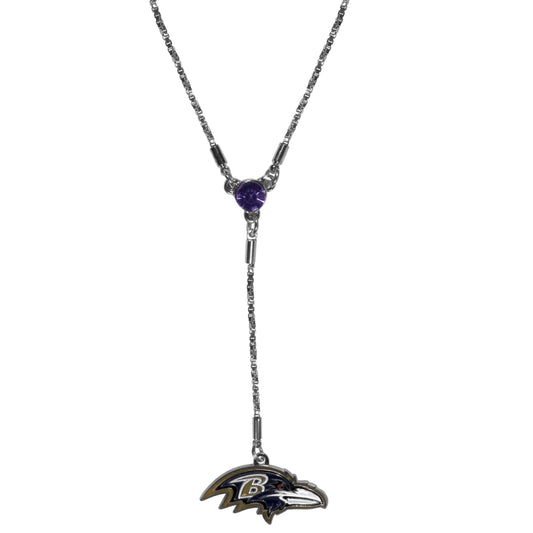 Baltimore Ravens Lariat Necklace - Baltimore Ravens - Flyclothing LLC
