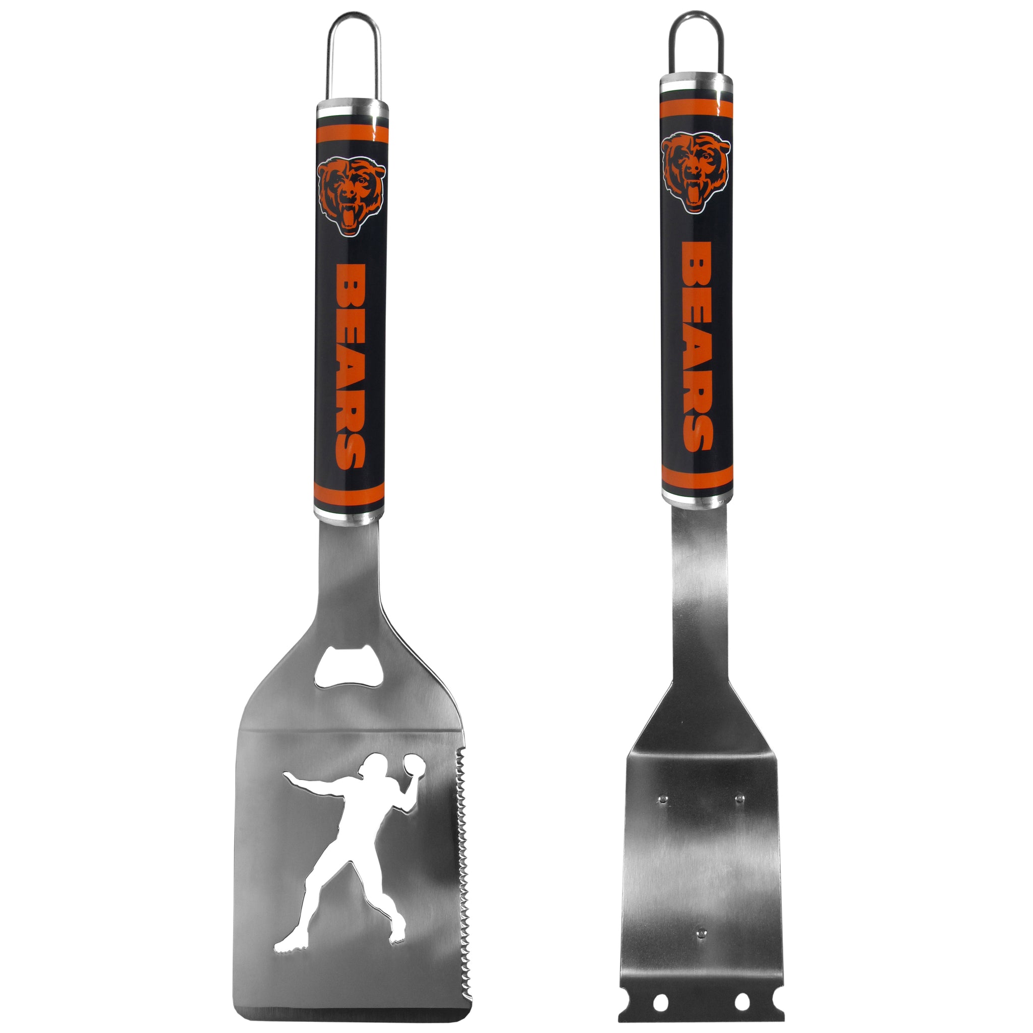 Chicago Bears Logo Grill Brush/Scraper and Spatula