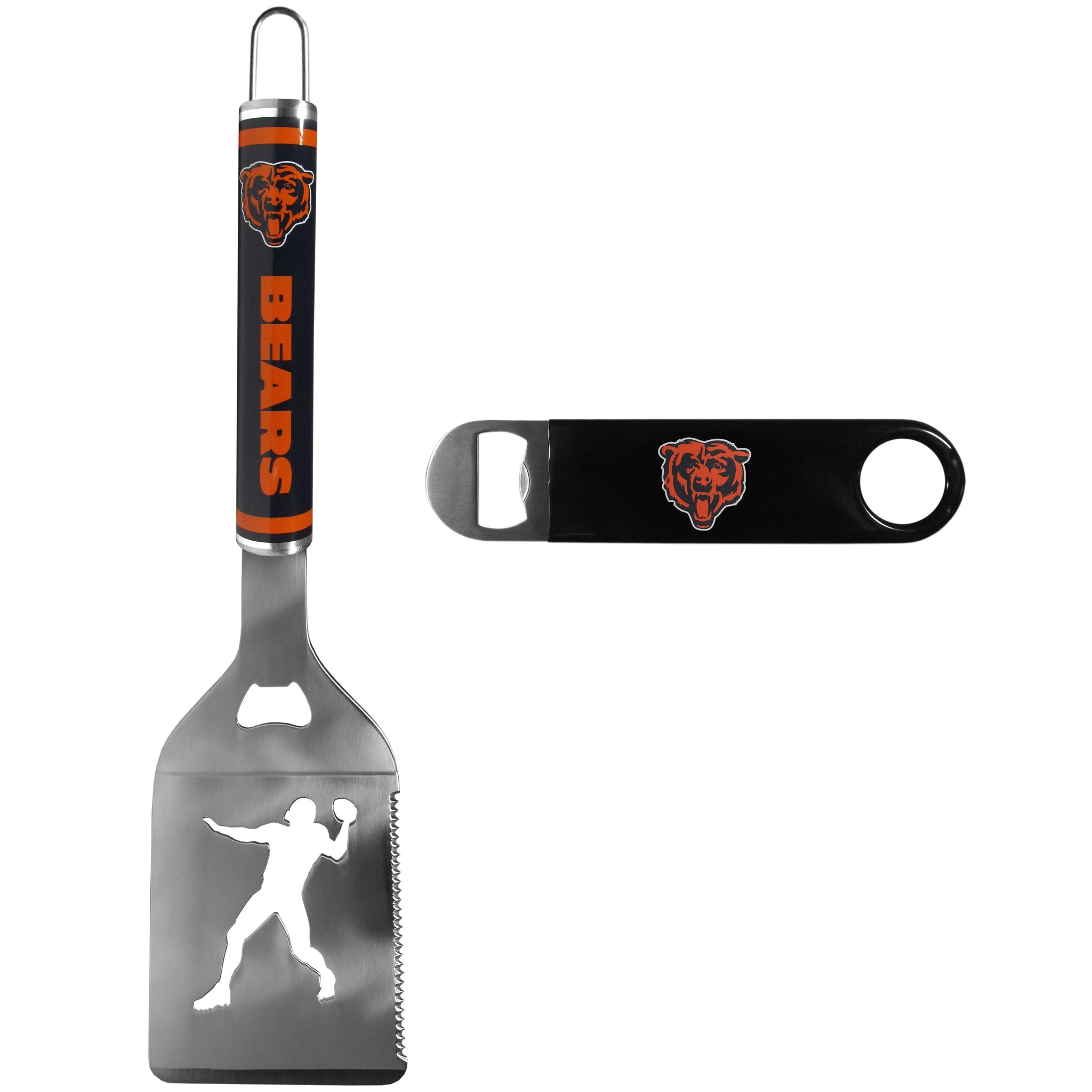 Chicago Bears Steel Logo Spatula w/Bottle Opener - Chicago Bears - Flyclothing LLC