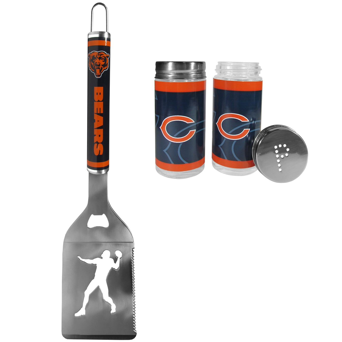 Chicago Bears Steel Logo Spatula w/Shakers