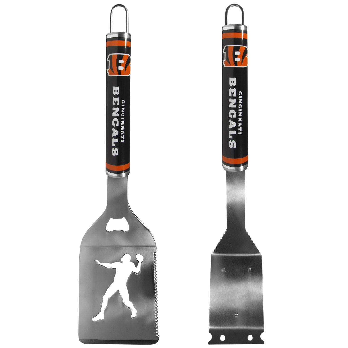Cincinnati Bengals Logo Grill Brush/Scraper and Spatula